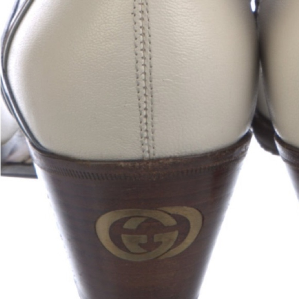 *RARE* Gucci Horsebit Accent Leather Boots - Picture 6 of 9